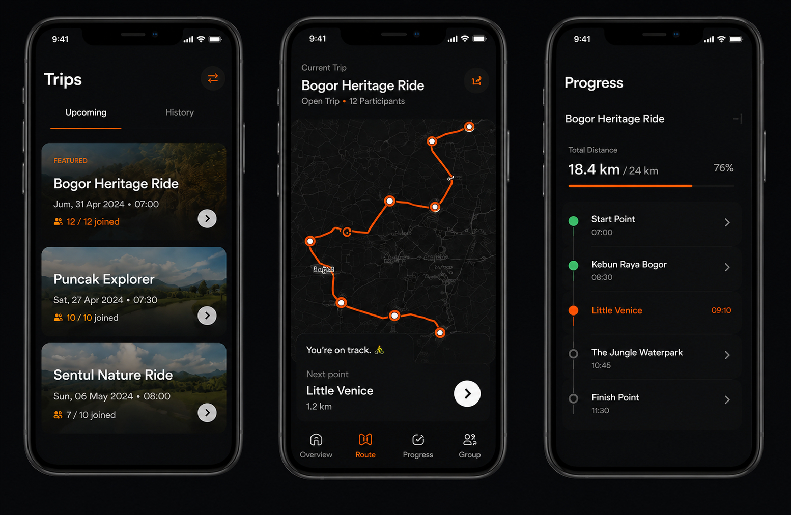 Bikelanders App Preview
